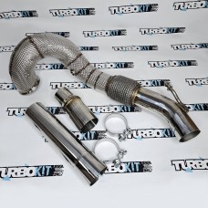 ДаунПайп на VW Golf MK7 Passat B8 Audi A3 Skoda Octavia RS MK3 MQB FWD с Heat shield